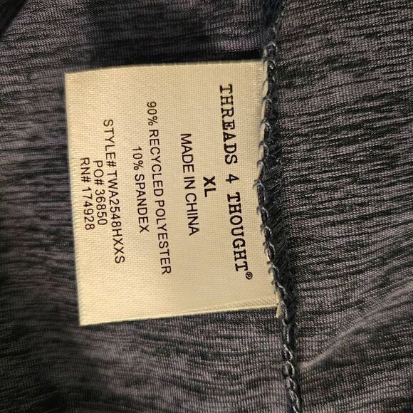 Threads 4 Thought top, blue tank,size XL. NWT #868 - Picture 4 of 5